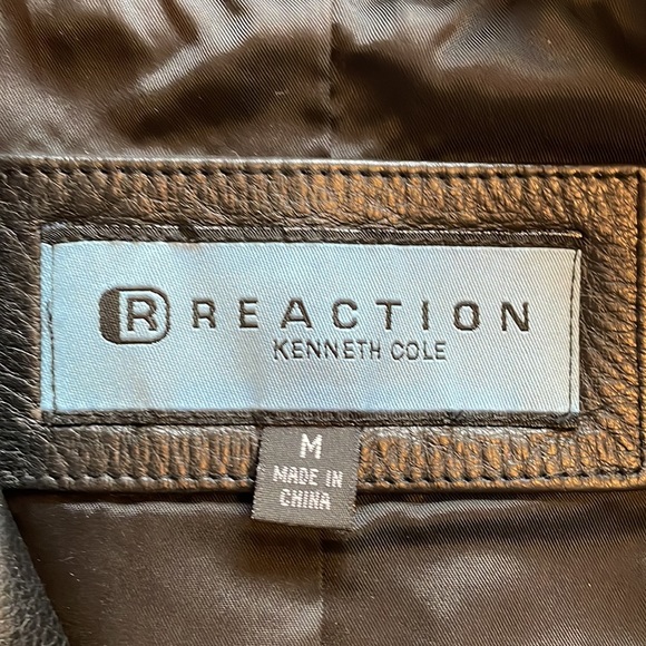 Kenneth Cole Leather Jacket - Picture 3 of 5